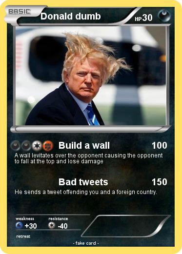 Pokemon Donald dumb