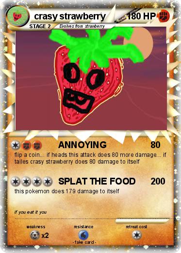 Pokemon crasy strawberry