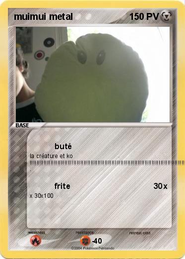 Pokemon muimui metal