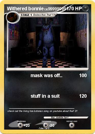 Pokemon Withered bonnie
