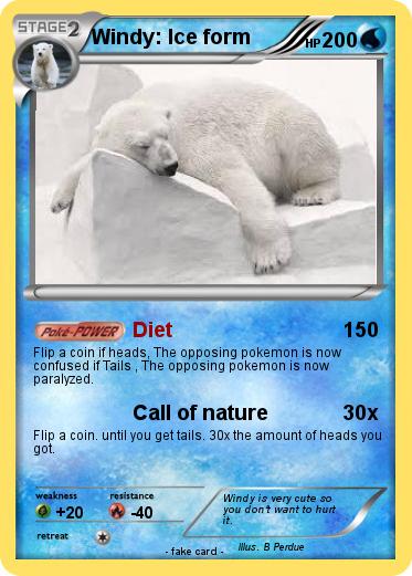 Pokemon Windy: Ice form