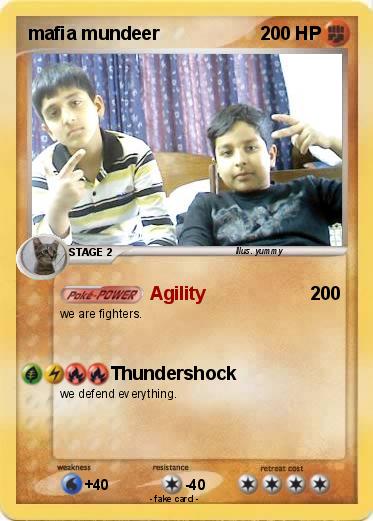 Pokemon mafia mundeer