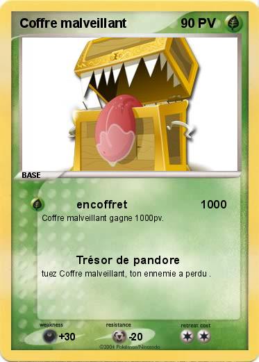 Pokemon Coffre malveillant 