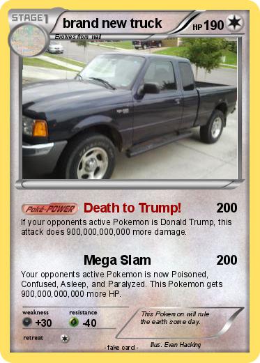 Pokemon brand new truck