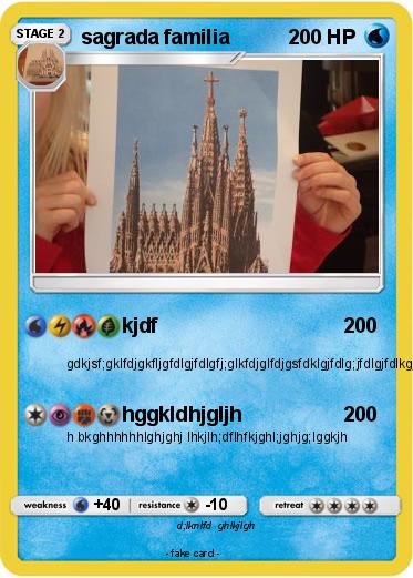 Pokemon sagrada familia