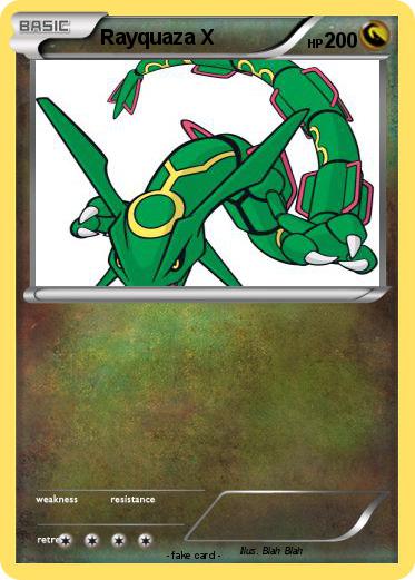 Pokemon Rayquaza X