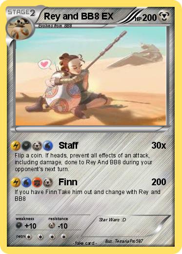 Pokemon Rey and BB8 EX
