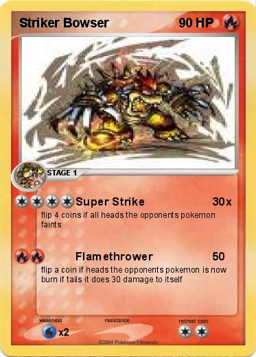 Pokemon Striker Bowser