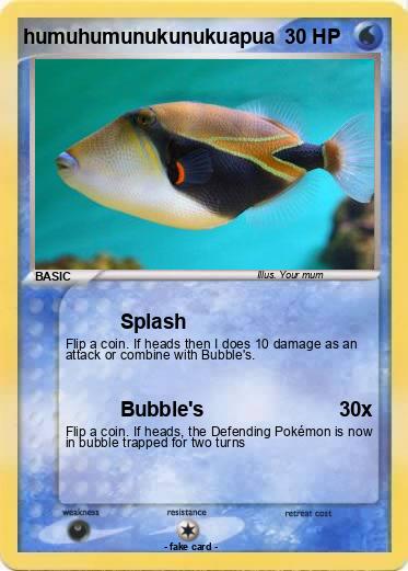 Pokemon humuhumunukunukuapua