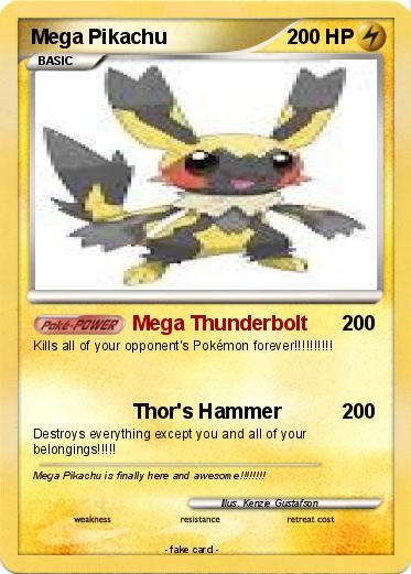 Pokemon Mega Pikachu