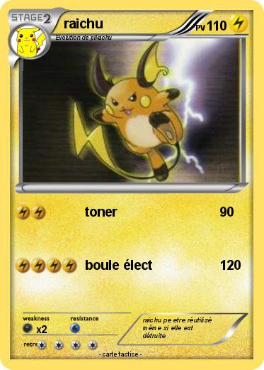 Pokemon raichu