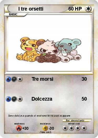 Pokemon I tre orsetti
