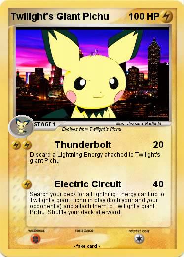 Pokemon Twilight's Giant Pichu