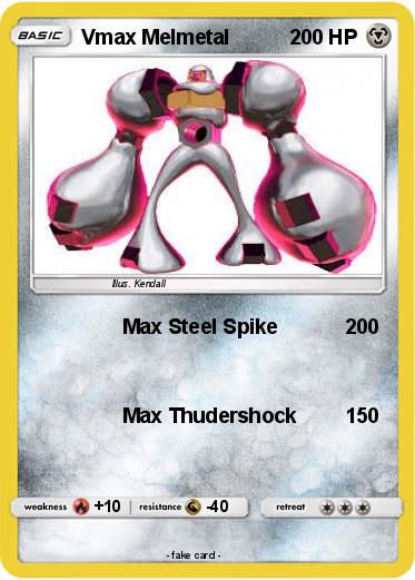 Pokemon Vmax Melmetal