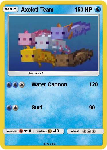 Pokemon Axolotl Team