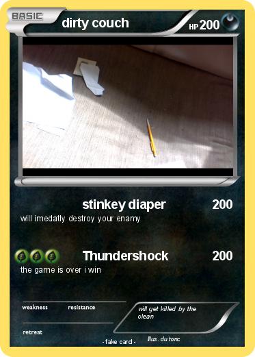 Pokemon dirty couch