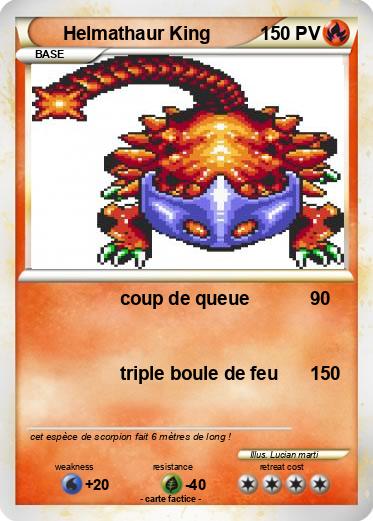 Pokemon Helmathaur King