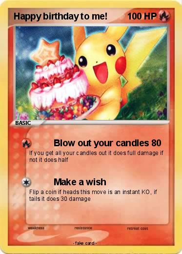 Pokemon Happy birthday to me!