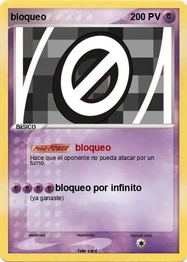 Pokemon bloqueo