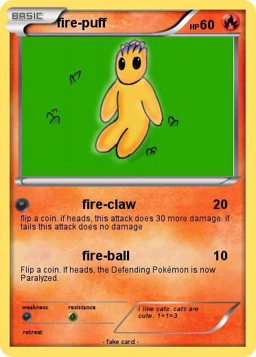 Pokemon fire-puff