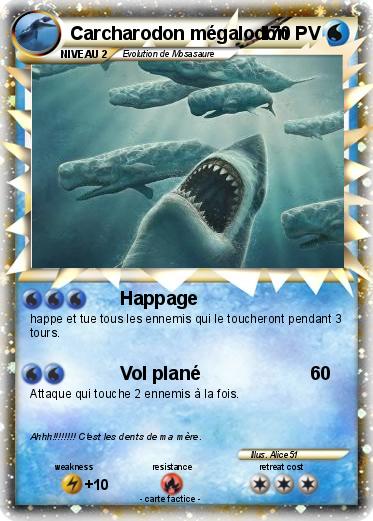 Pokemon Carcharodon mégalodon