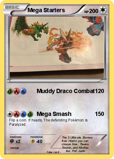 Pokemon Mega Starters