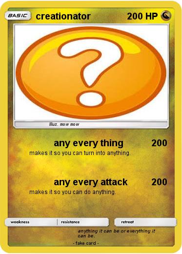 Pokemon creationator