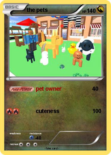 Pokemon the pets