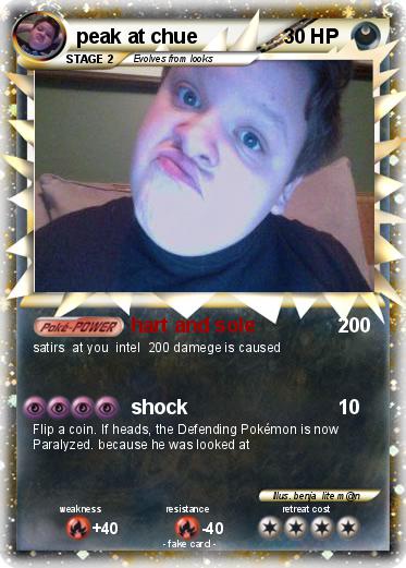 Pokemon peak at chue