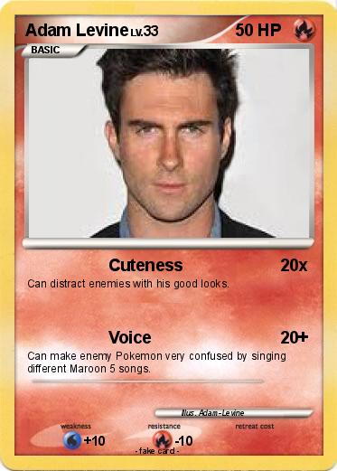 Pokemon Adam Levine