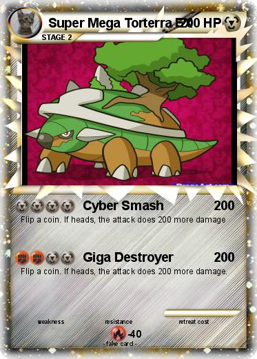 Pokemon Super Mega Torterra EX