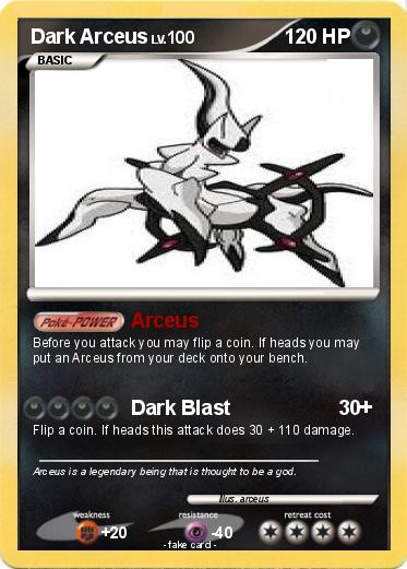 Pokemon Dark Arceus