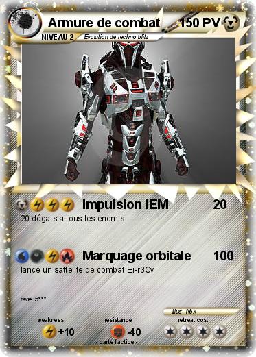 Pokemon Armure de combat