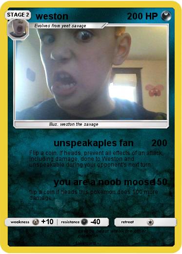 Pokemon weston