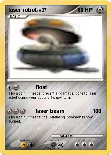 Pokemon laser robot