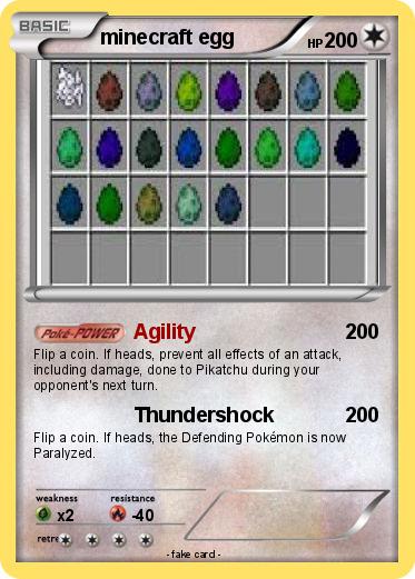 Pokemon minecraft egg