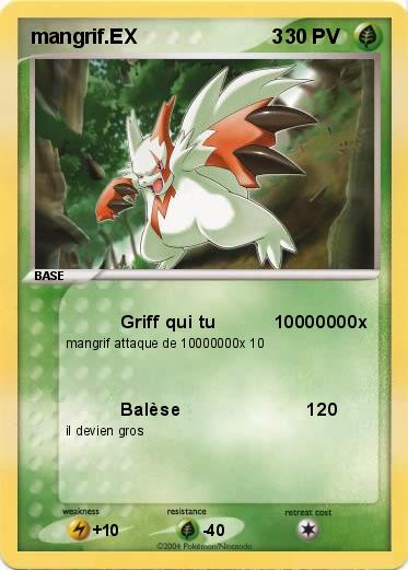 Pokemon mangrif.EX                        3