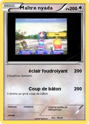 Pokemon Maître nyada