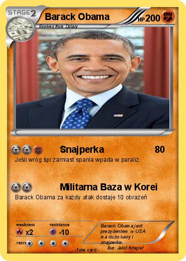 Pokemon Barack Obama