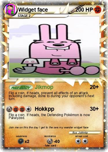 Pokemon Widget face