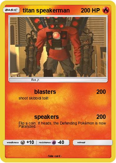 Pokemon titan speakerman