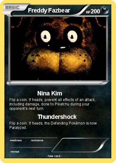 Pokemon Freddy Fazbear