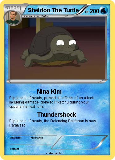 Pokemon Sheldon The Turtle
