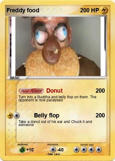 Pokemon Freddy food