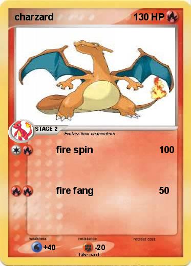 Pokemon charzard
