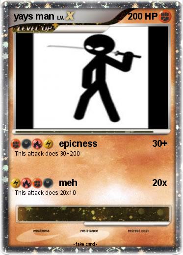 Pokemon yays man