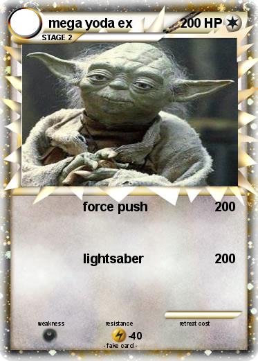 Pokemon mega yoda ex