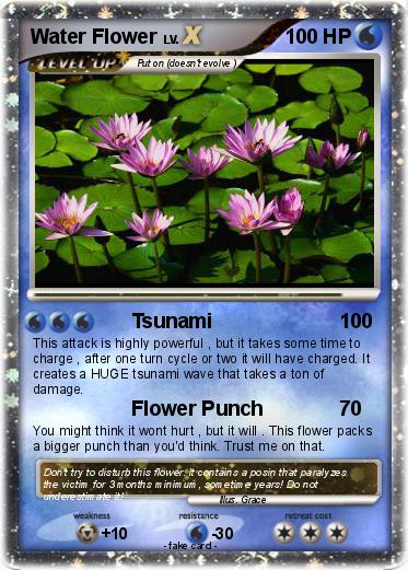 Pokemon Water Flower