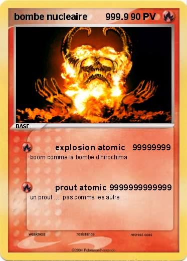Pokemon bombe nucleaire       999.9