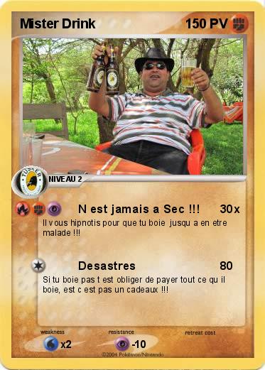 Pokemon Mister Drink 